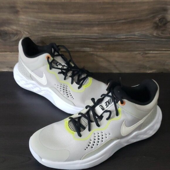 New Nike Mens Fly By Mid 3 Basketball Gray Sneakers Size 10 Athletic Lightweight - Picture 3 of 10